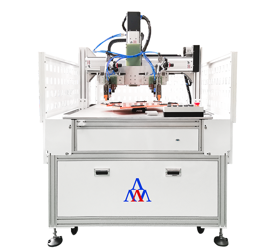 龙门立式双头热熔胶机