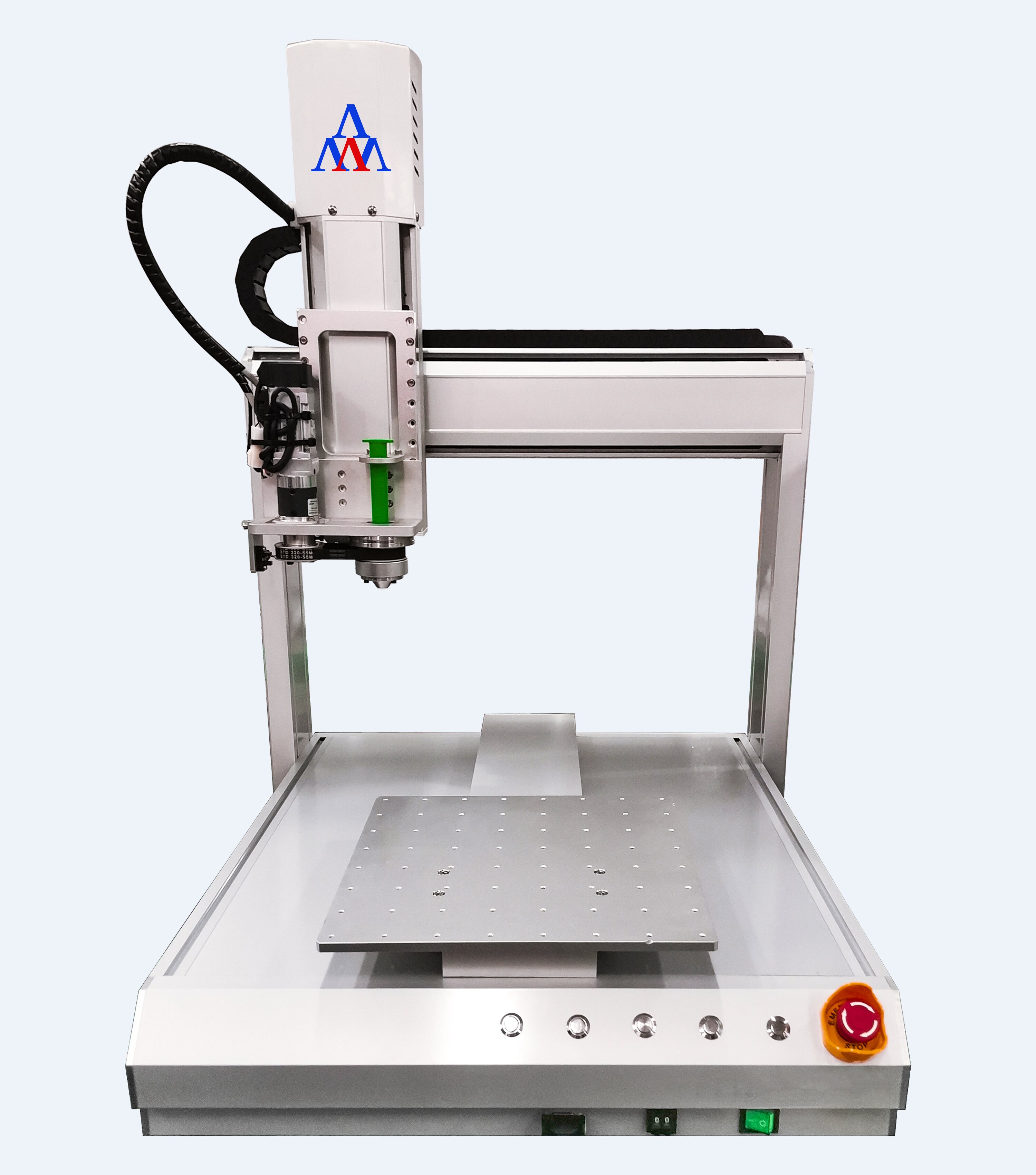 R轴四轴丝杆点导电胶