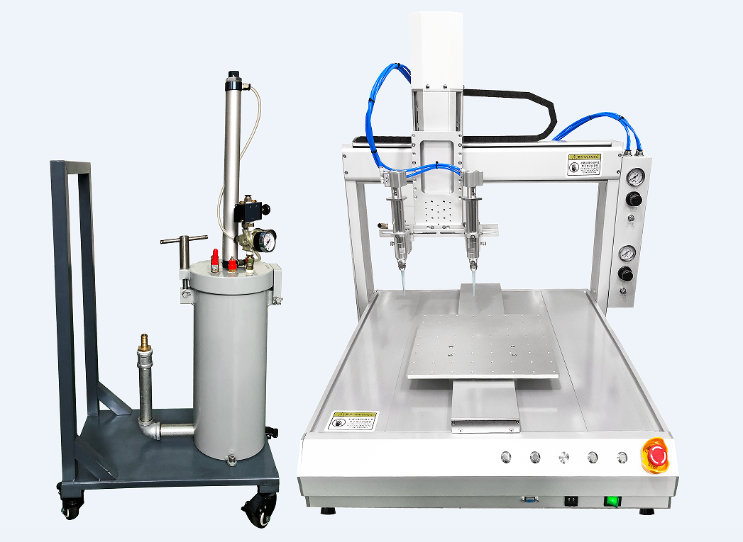 型材Z轴丝杆双头点胶机